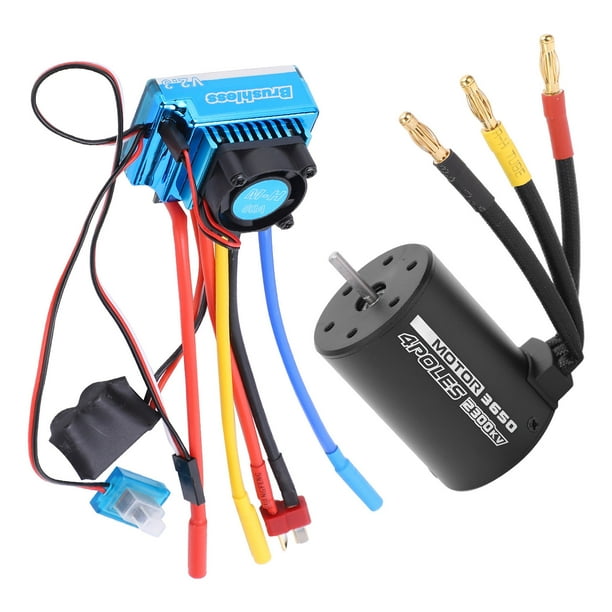 Details about / Lightweight 3650 2300KV Brushless Motor Replacement Parts Set For 1//10 RC Car